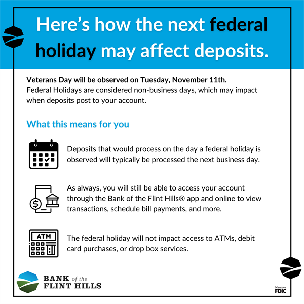 Closed in observance of Veterans Day