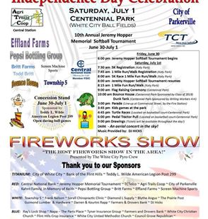 Facebook image: 4th of July is right around the corner! We will post schedules for our communities to help you plan your 4th, 3rd, 2nd and 1st of July! #community Get White City